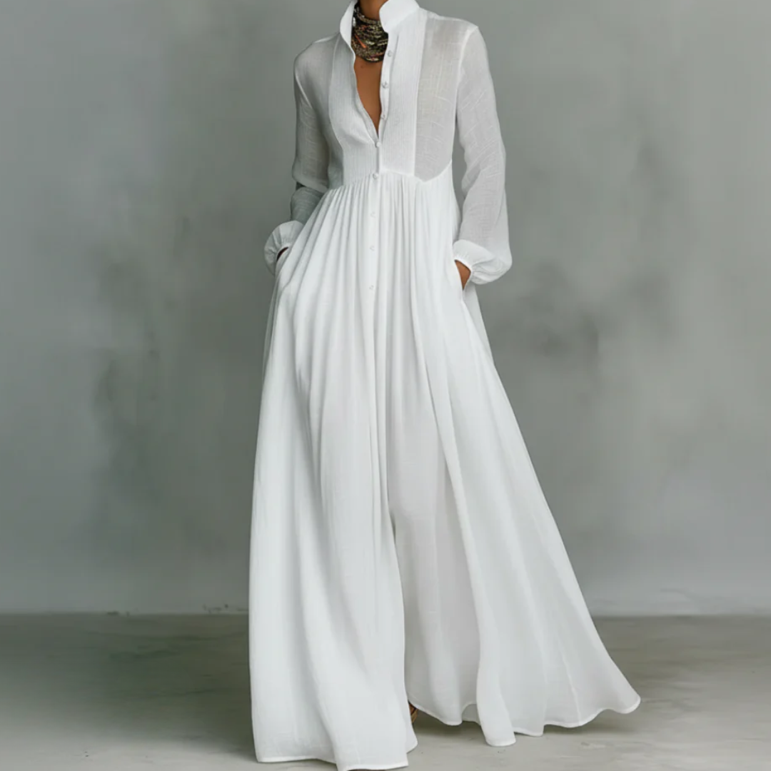 Gail™ - Elegantes Minimalistisches Maxikleid