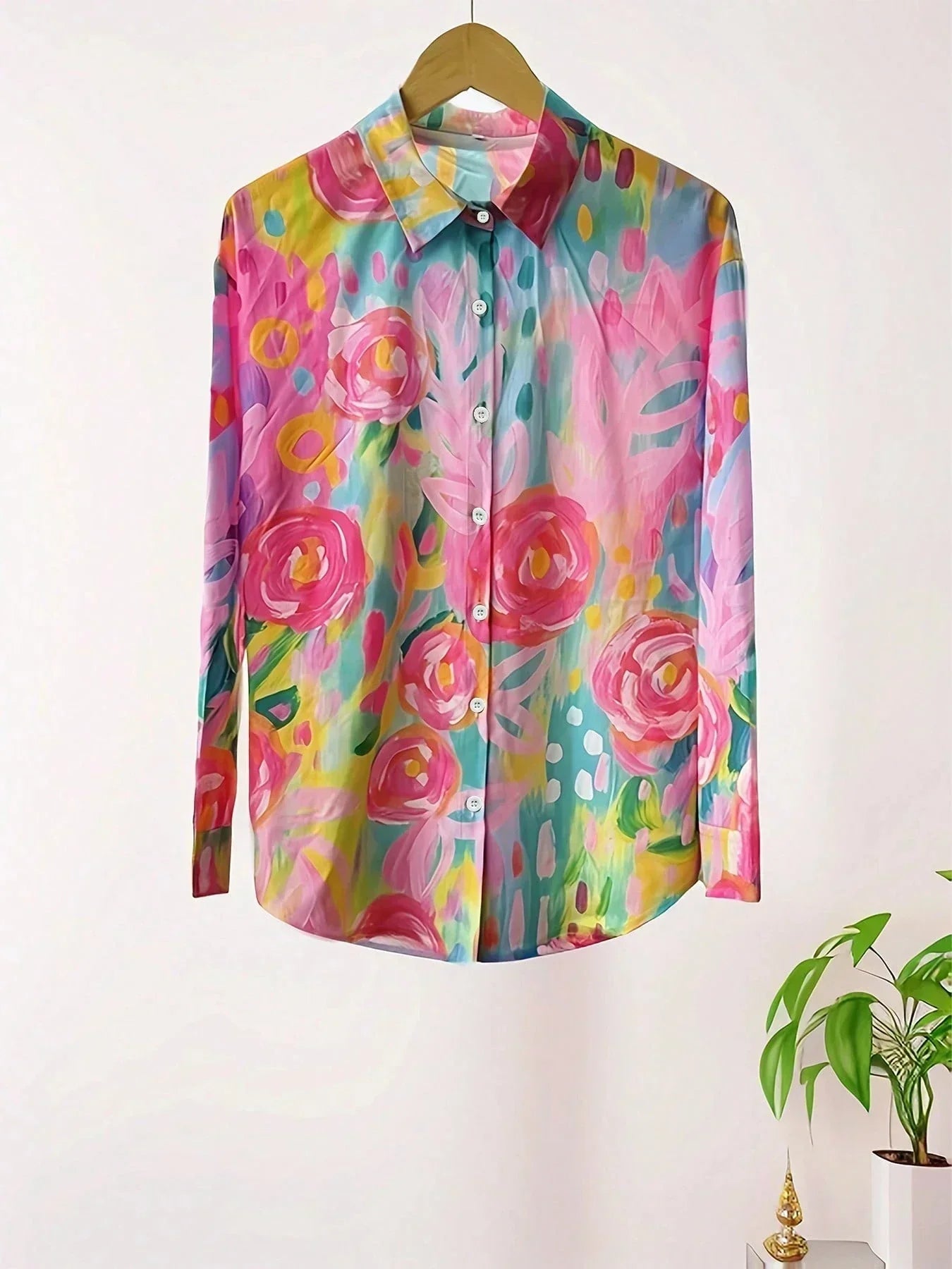 Shielo | Bluse im abstrakten Design