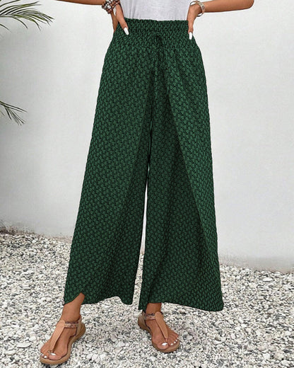 Sommerfeld | Lisette Weitbeinige Hose mit Geometrischem Muster
