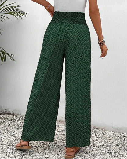 Sommerfeld | Lisette Weitbeinige Hose mit Geometrischem Muster