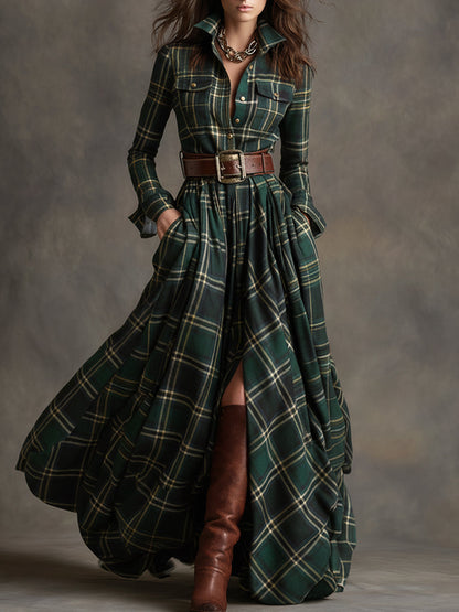 Emilia | Hemdblusenkleid mit Taillengürtel