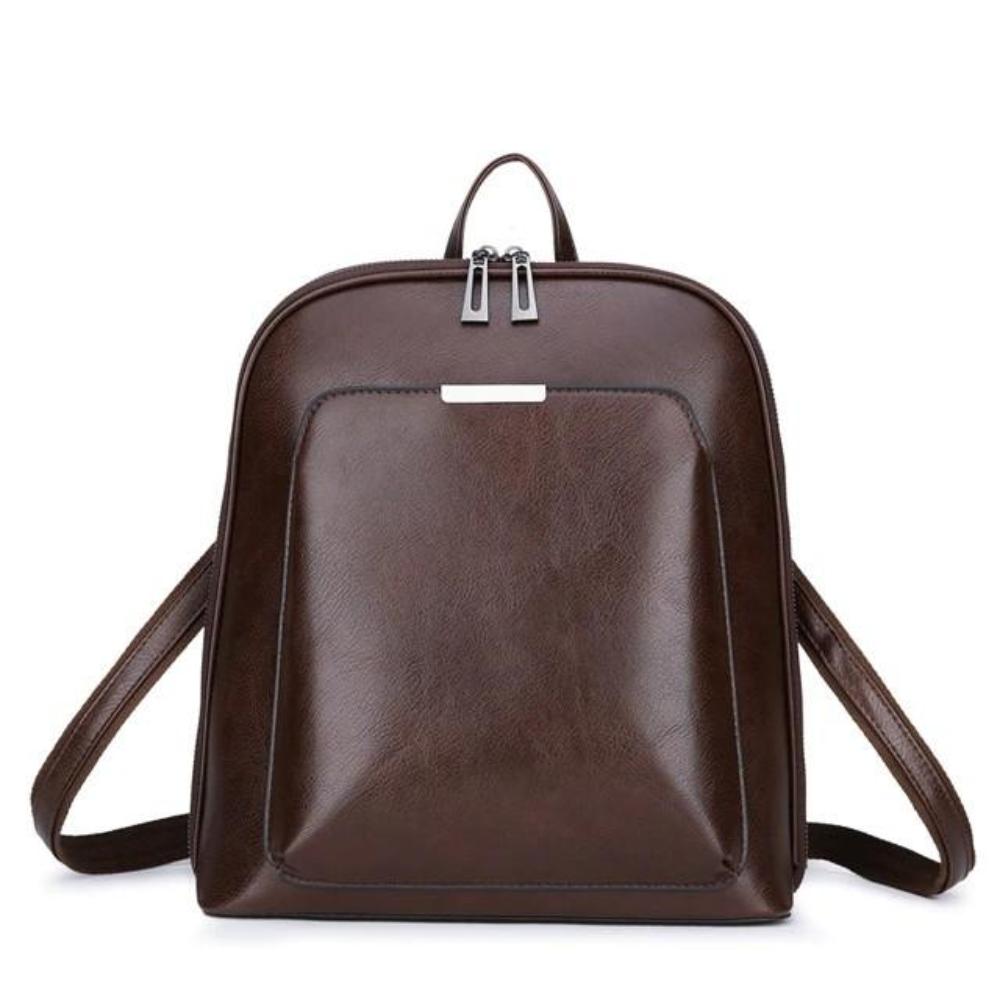 Eleganter Rucksack mit Doppelreißverschluss – Klassisches Design