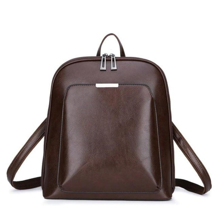 Eleganter Rucksack mit Doppelreißverschluss – Klassisches Design