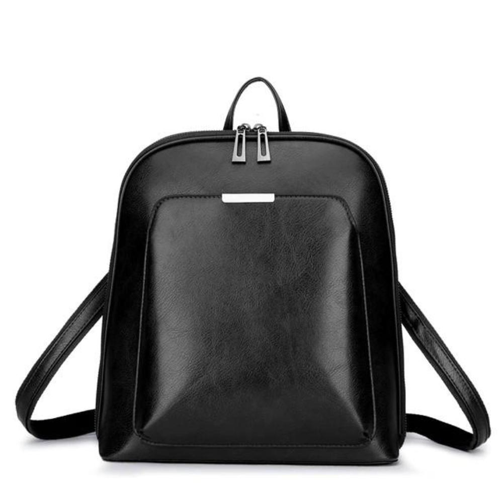 Eleganter Rucksack mit Doppelreißverschluss – Klassisches Design