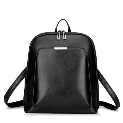 Eleganter Rucksack mit Doppelreißverschluss – Klassisches Design