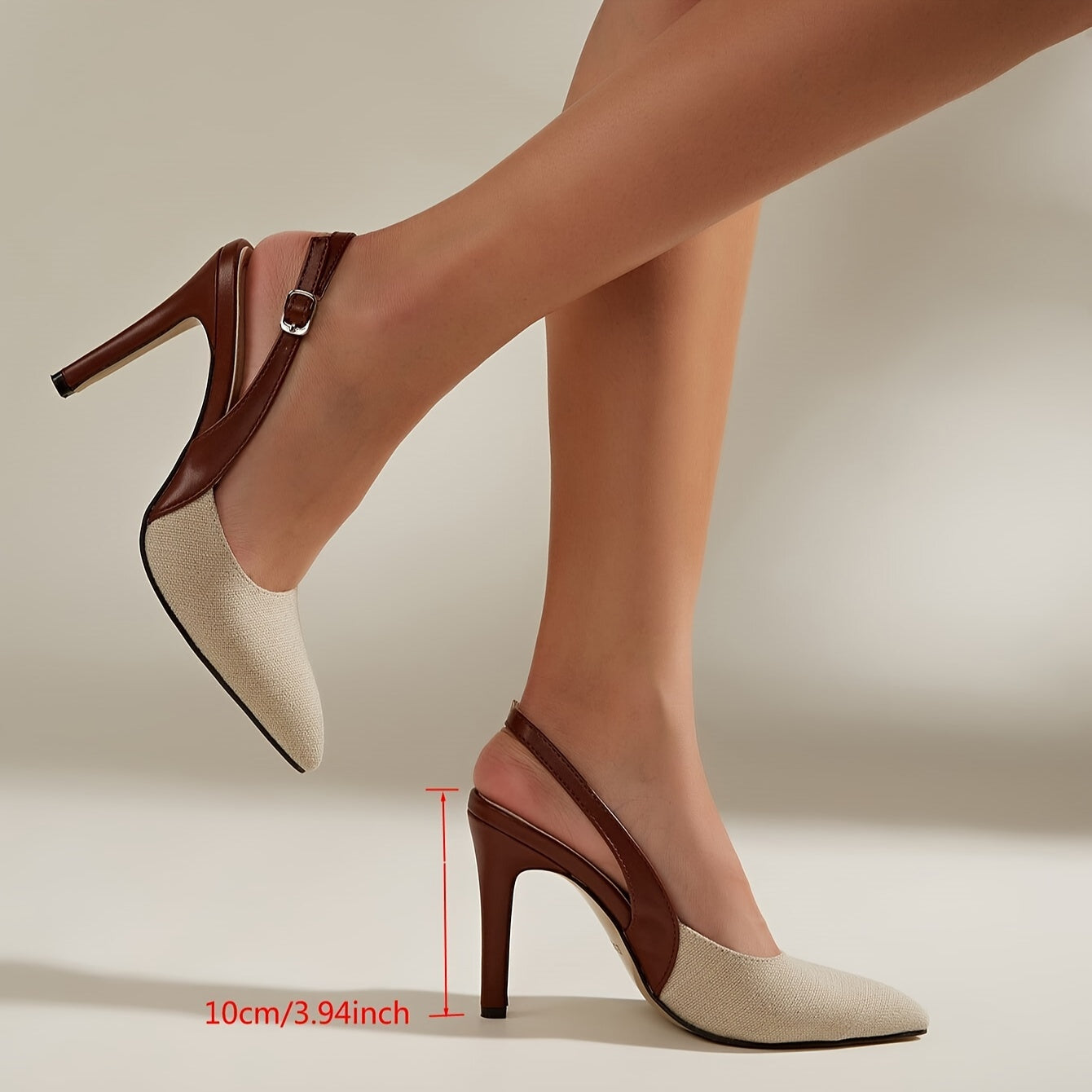 Sommerfeld™ | Kontrastierende Slingback-Pumps