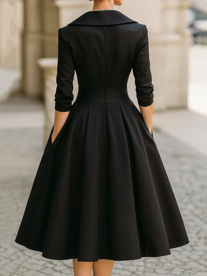 Lea™ - Elegantes Midikleid mit Subtiler Eleganz