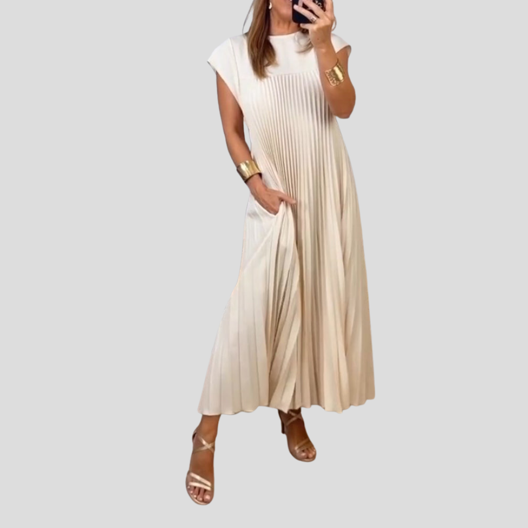 Petra™ – Klassisches und Bequemes Plissékleid