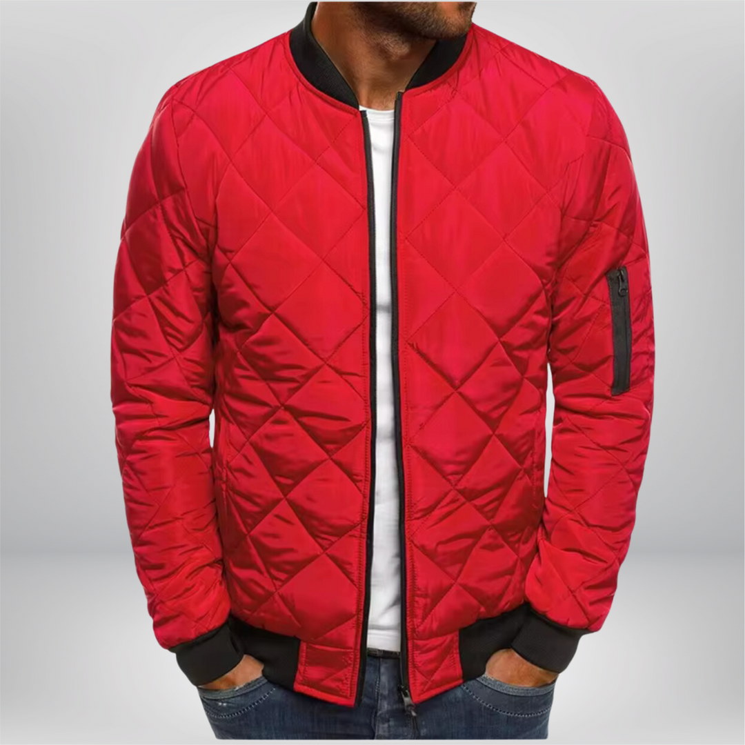 William™ - Luxe Quilted Bomber Jacket