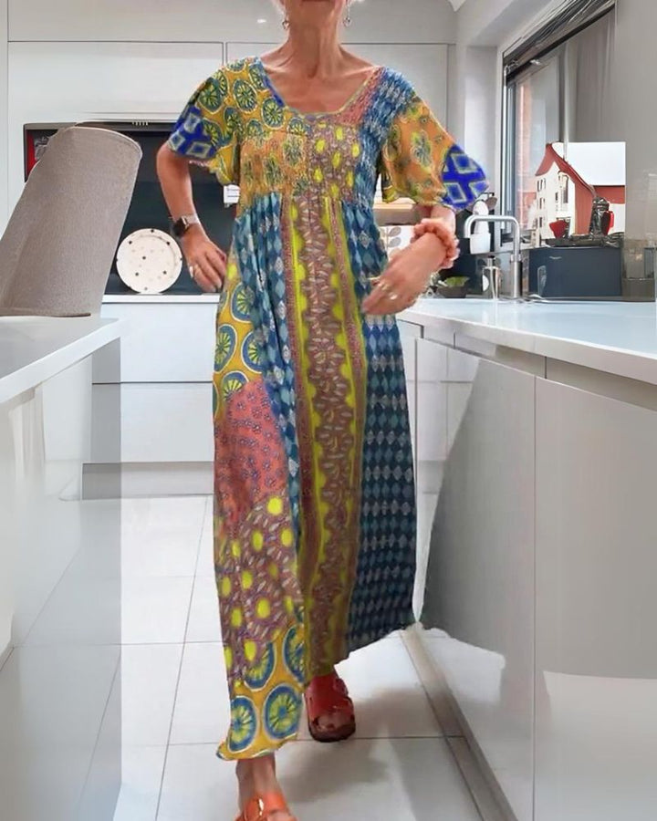 Ash™ - Buntes Boho-Kleid