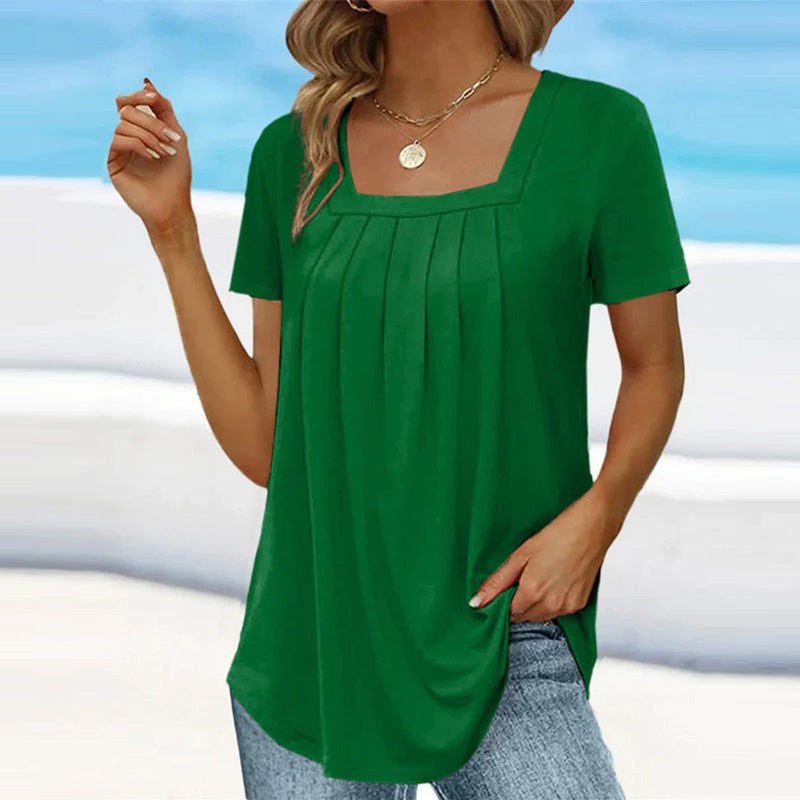 Nami | Elegante Bluse mit quadratischem Ausschnitt