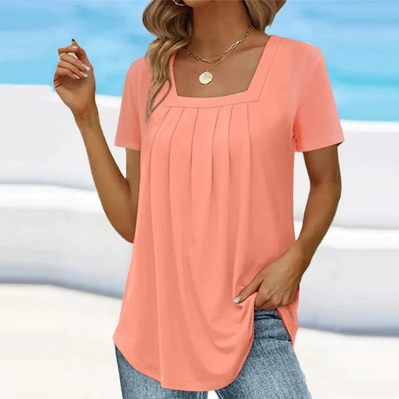 Nami | Elegante Bluse mit quadratischem Ausschnitt