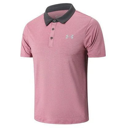 Moisture-Wicking Stretch Golf Polo Shirt