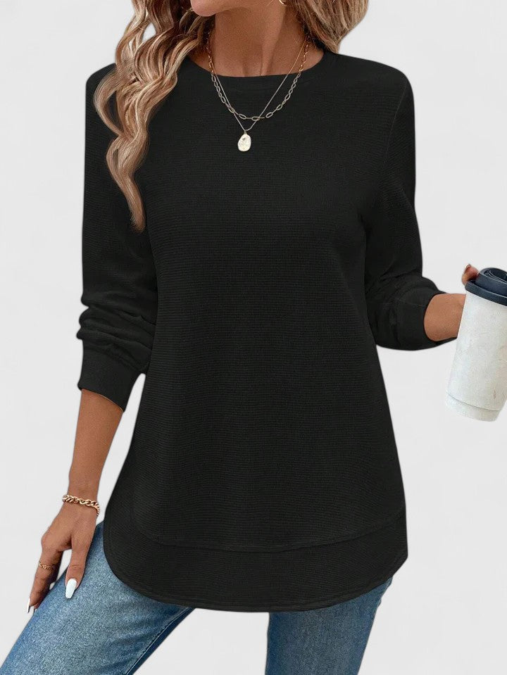 Arvenne | Elegantes Top mit seitlichem Schlitz