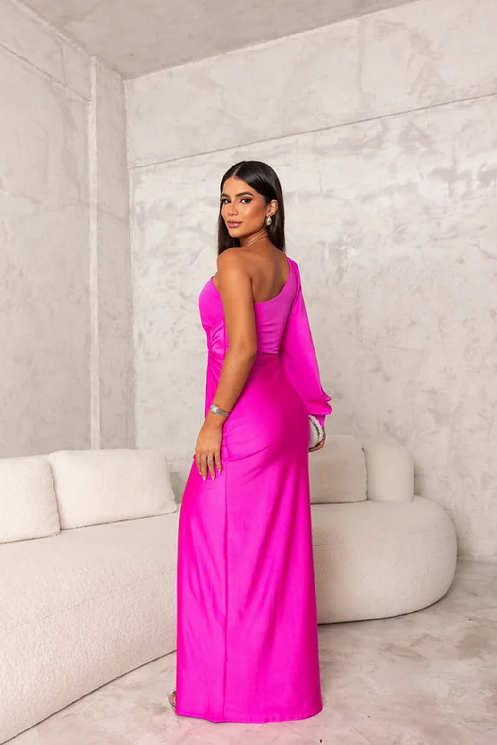 Dorie™ - Asymmetrisches Kleid mit Langen Schlitz