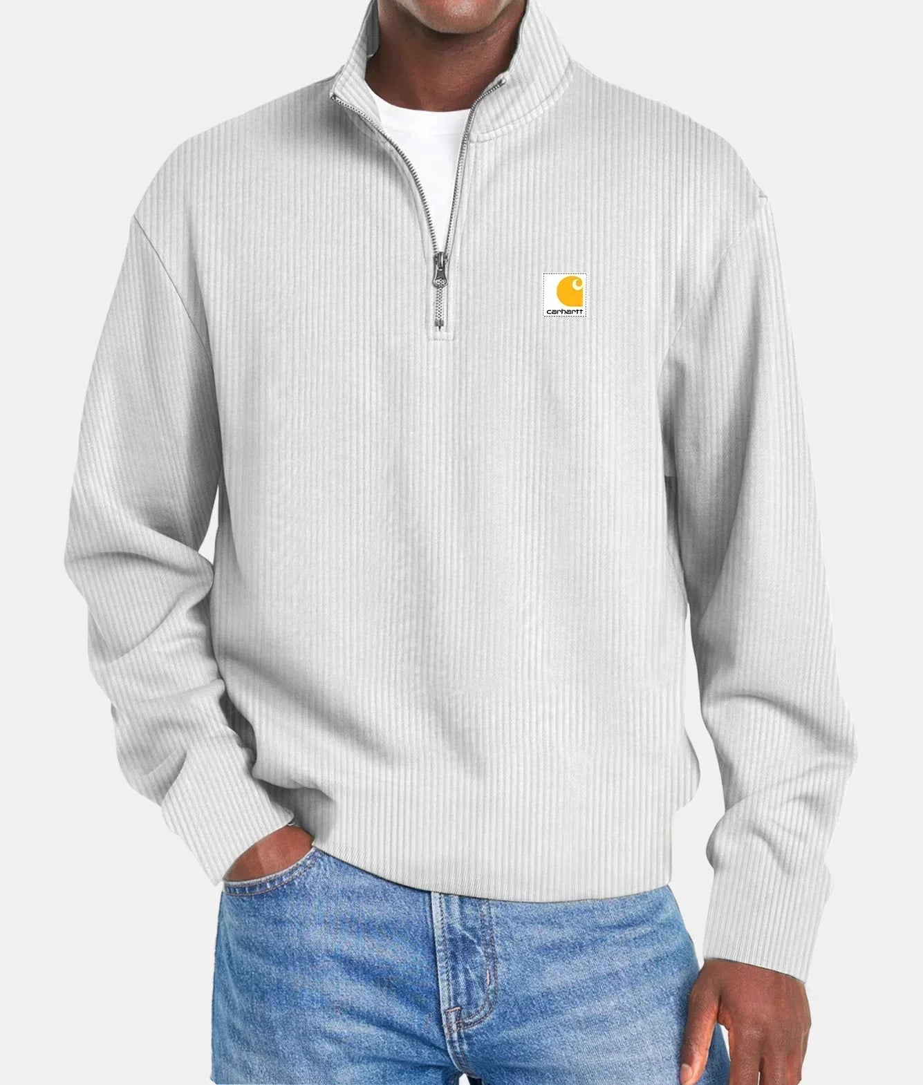 Rentos Langärmlige Casual-Jacke mit Reißverschluss