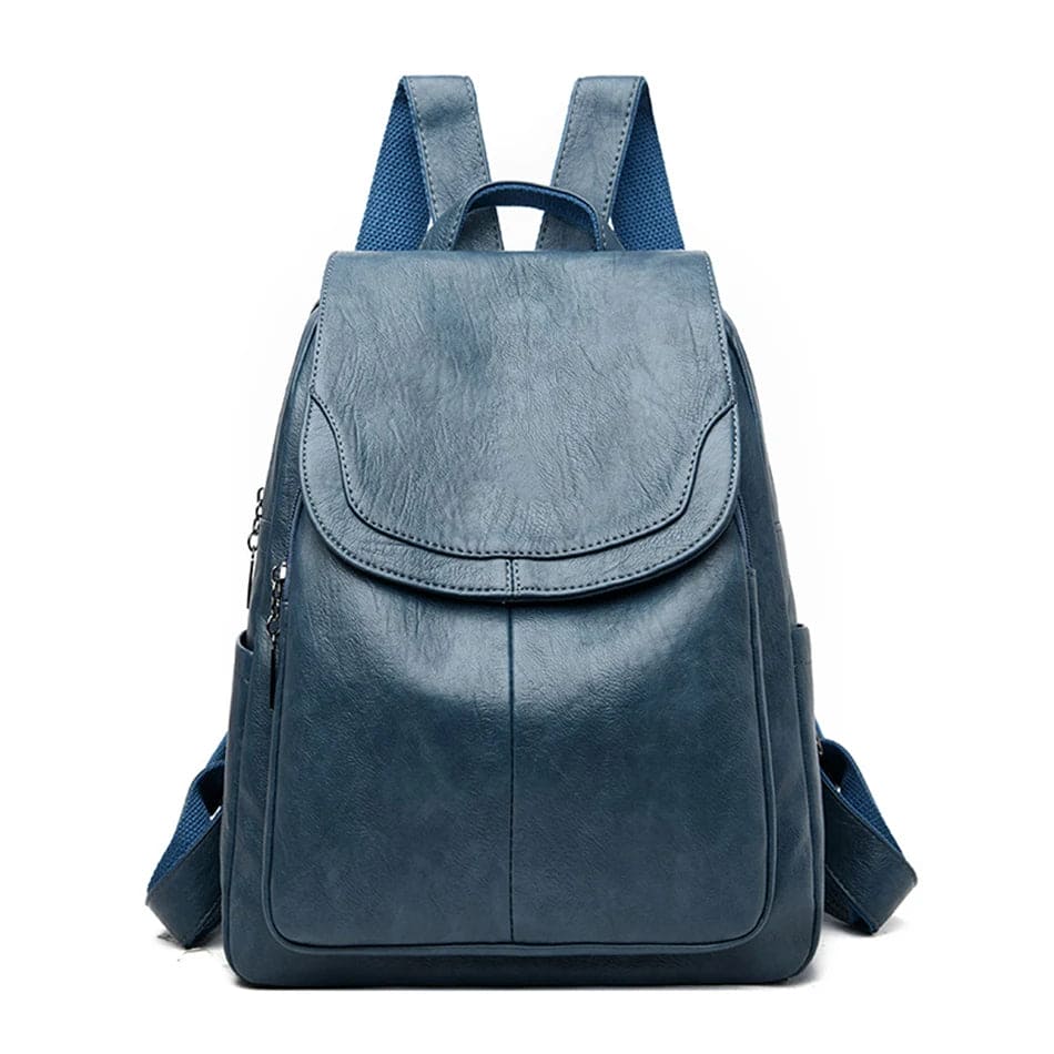 Eda | Leder-Rucksack mit Diebstahlschutz