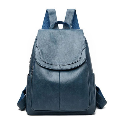 Eda | Leder-Rucksack mit Diebstahlschutz