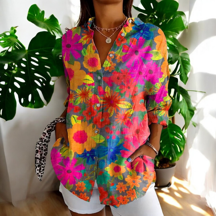 Irelle | Elegante Bluse im floralen Design