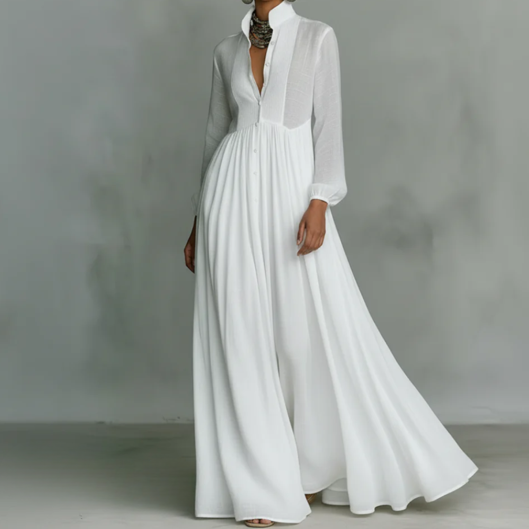 Gail™ - Elegantes Minimalistisches Maxikleid