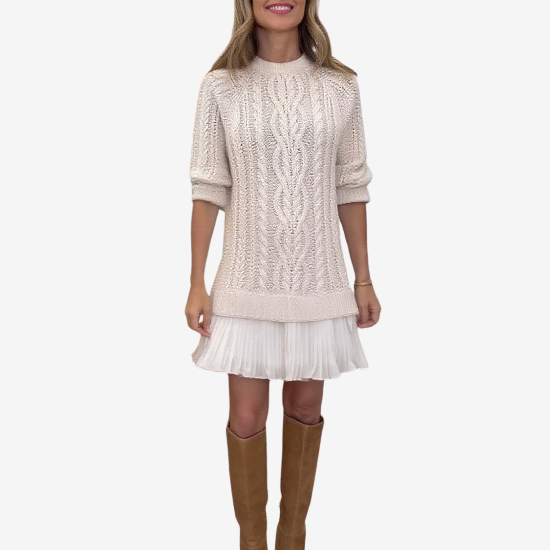 Trivora™ - Elegantes und Gemütliches Strickkleid