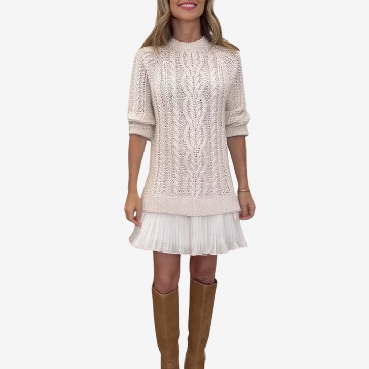 Trivora™ - Elegantes und Gemütliches Strickkleid