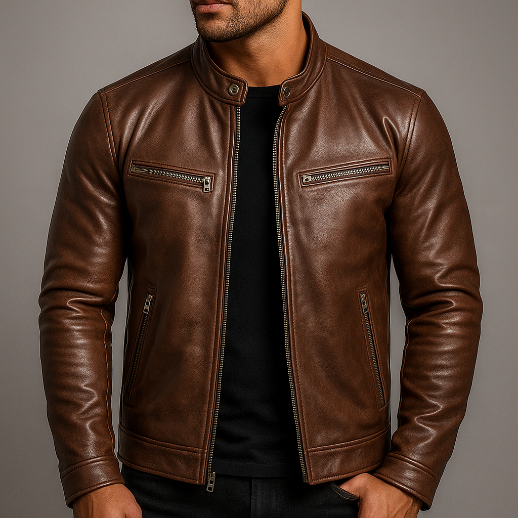 Sommerfeld | Klassische Vintage Lederjacke