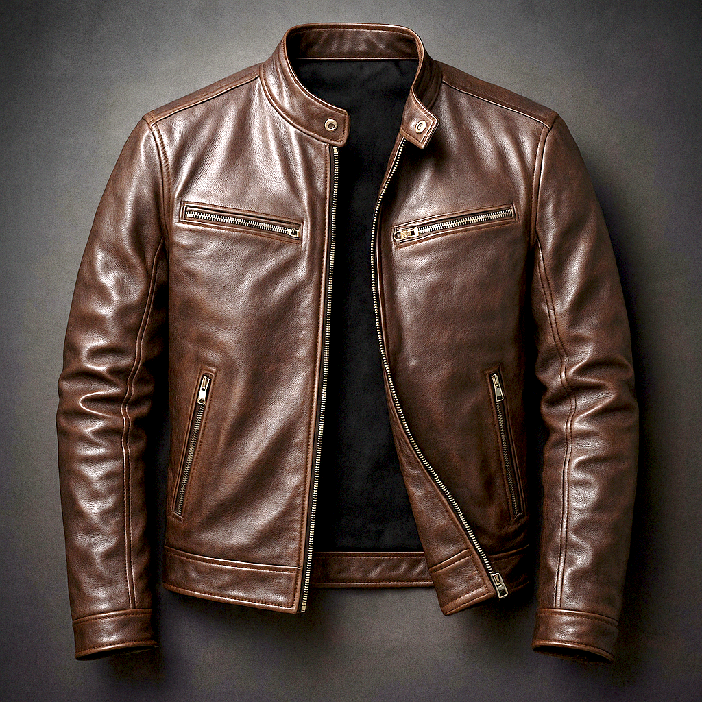 Sommerfeld | Klassische Vintage Lederjacke