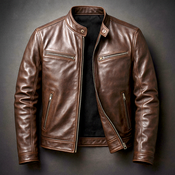 Sommerfeld | Klassische Vintage Lederjacke