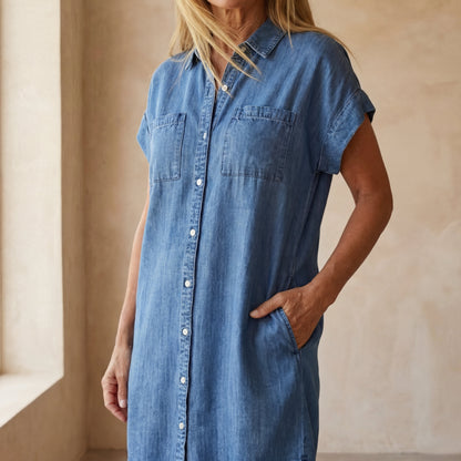 Eloira™ – Mid-Length Casual Dress