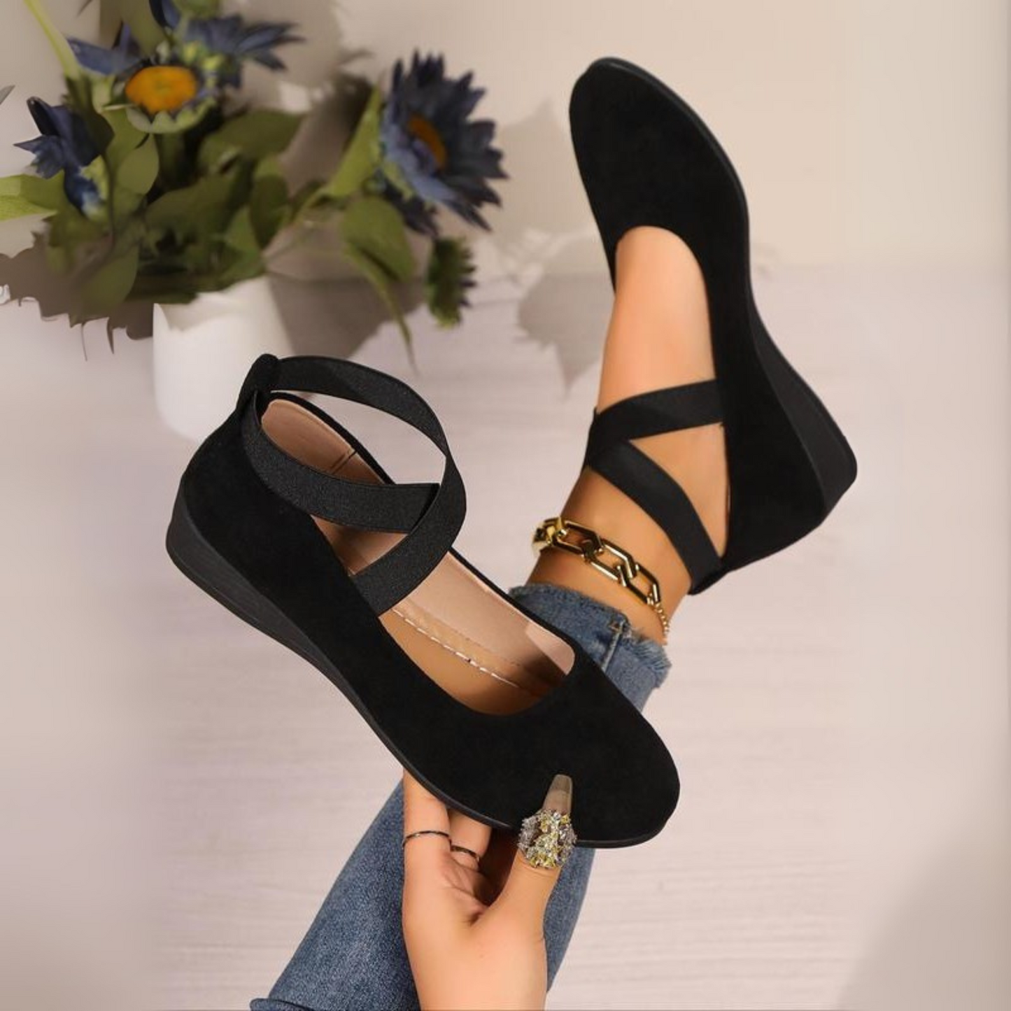 Sommerfeld | Keilabsatz Ballerinas