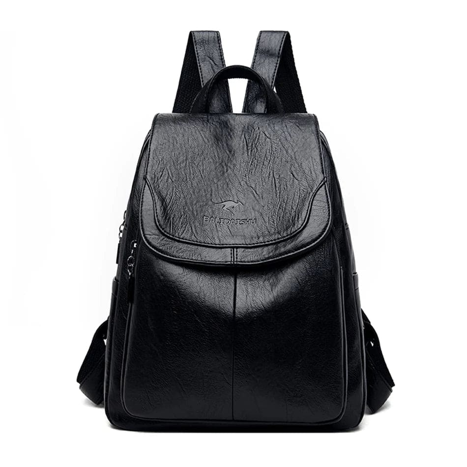 Eda | Leder-Rucksack mit Diebstahlschutz