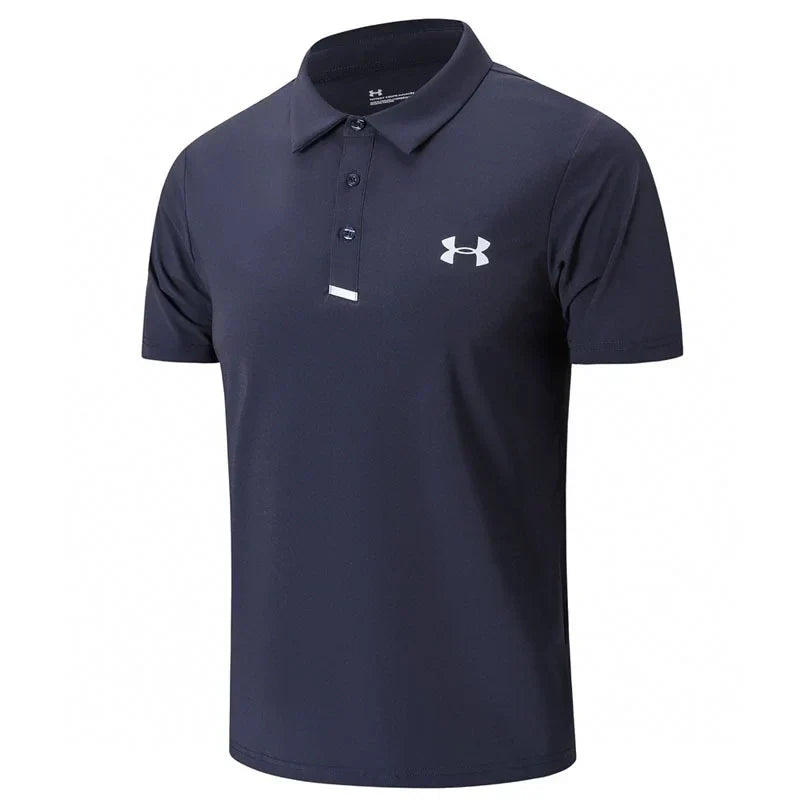 Moisture-Wicking Stretch Golf Polo Shirt