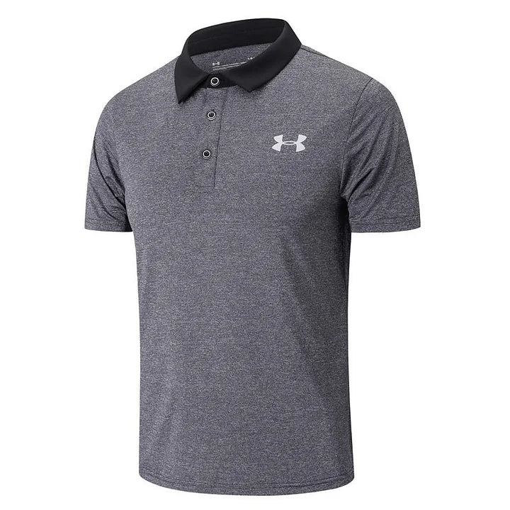 Moisture-Wicking Stretch Golf Polo Shirt