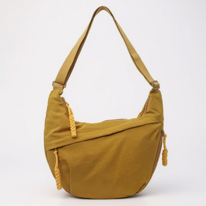 Savenora | Ockerfarbene Schultertasche