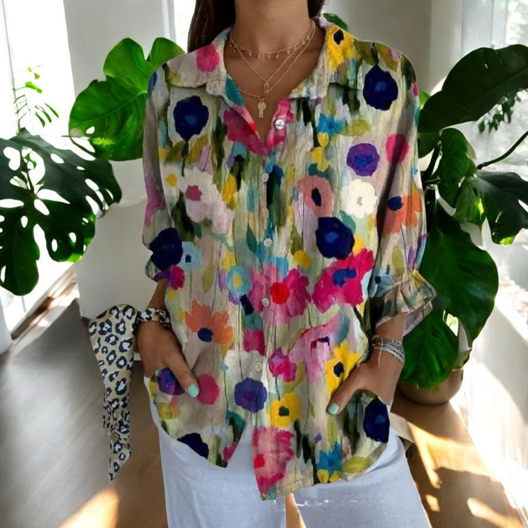 Irelle | Elegante Bluse im floralen Design