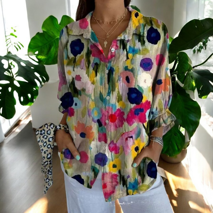 Irelle | Elegante Bluse im floralen Design
