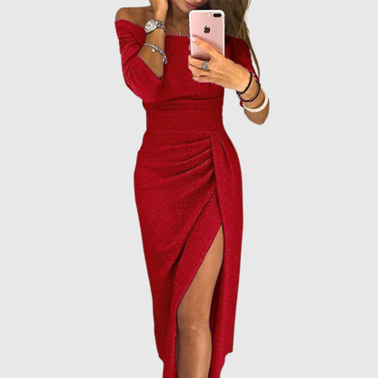 Ely™ - Stilvolles Maxikleid mit Neckholder und Eleganter, Fließender Silhouette