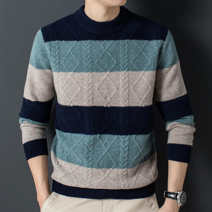 Sommerfeld™ | Eleganter Jacquard-Pullover für wohlige Wärme an kalten Tagen