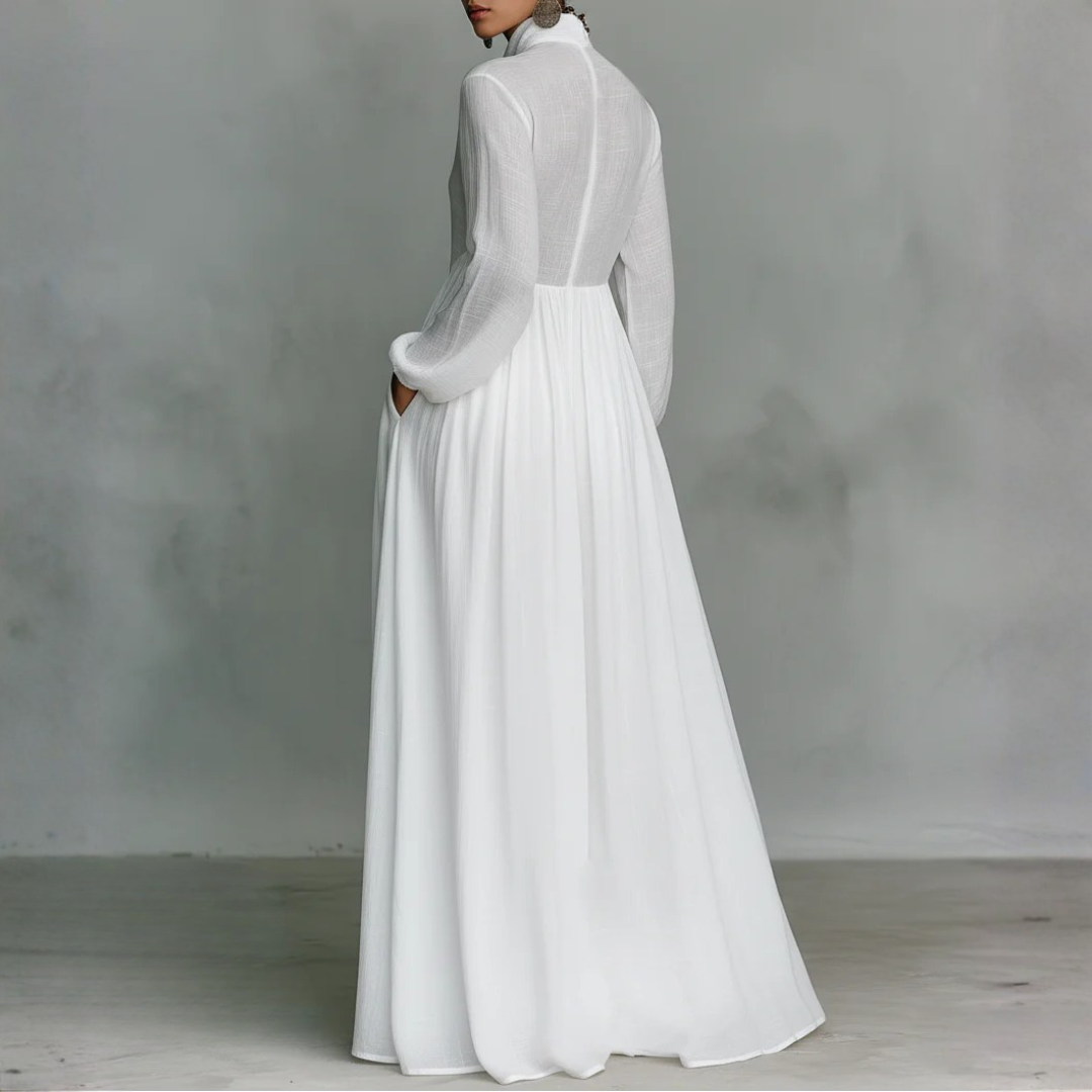 Gail™ - Elegantes Minimalistisches Maxikleid