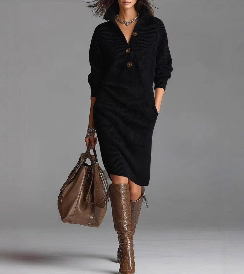 Apple™ - Elegantes Warmes Kleid | Komfortabel
