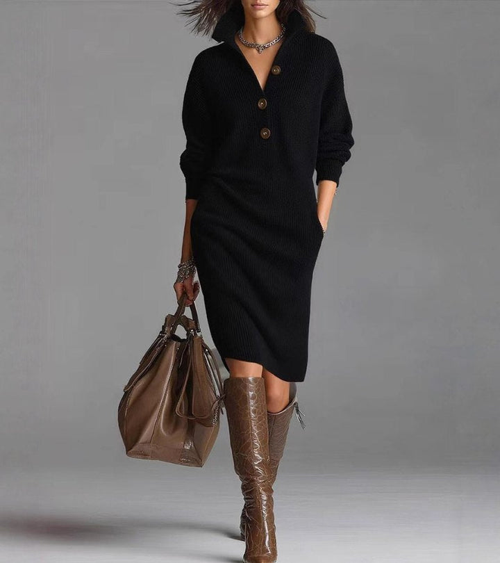 Apple™ - Elegantes Warmes Kleid | Komfortabel