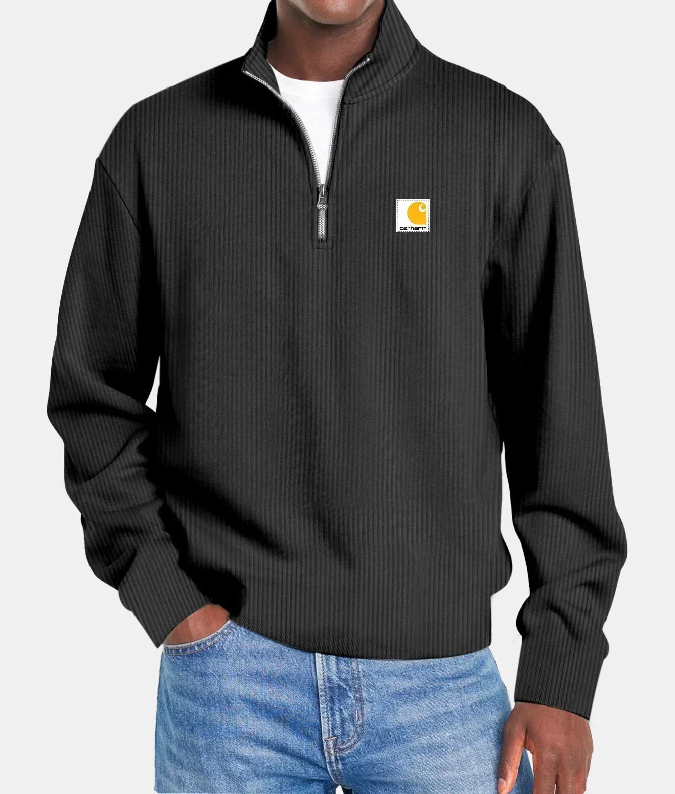 Rentos Langärmlige Casual-Jacke mit Reißverschluss