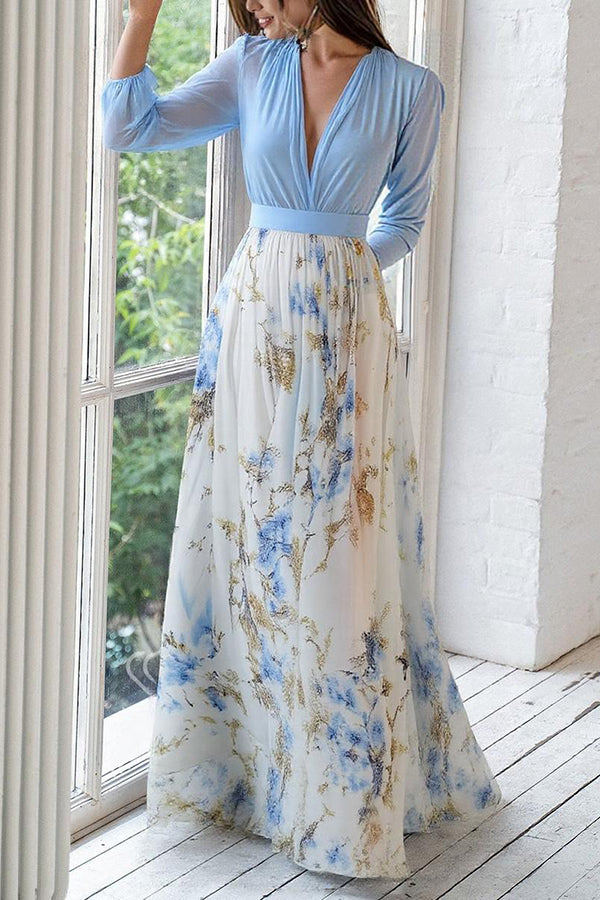 Esmy™ - Elegantes Maxikleid mit figurbetonender Silhouette