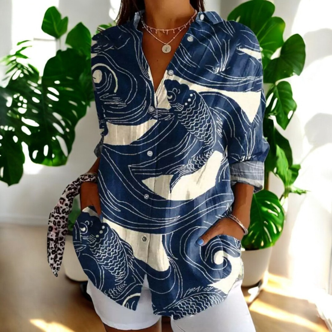 Irelle | Elegante Bluse im floralen Design