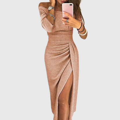 Ely™ - Stilvolles Maxikleid mit Neckholder und Eleganter, Fließender Silhouette