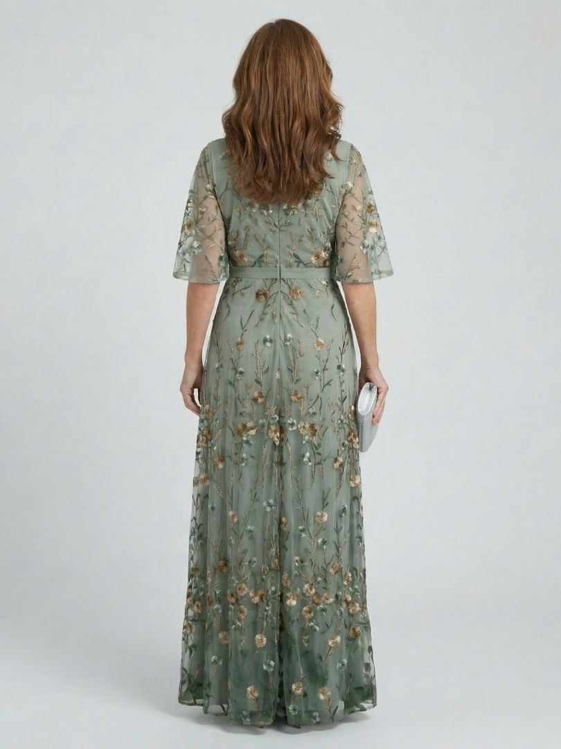 Savenora | Halter Bloom Flow Maxi Kleid