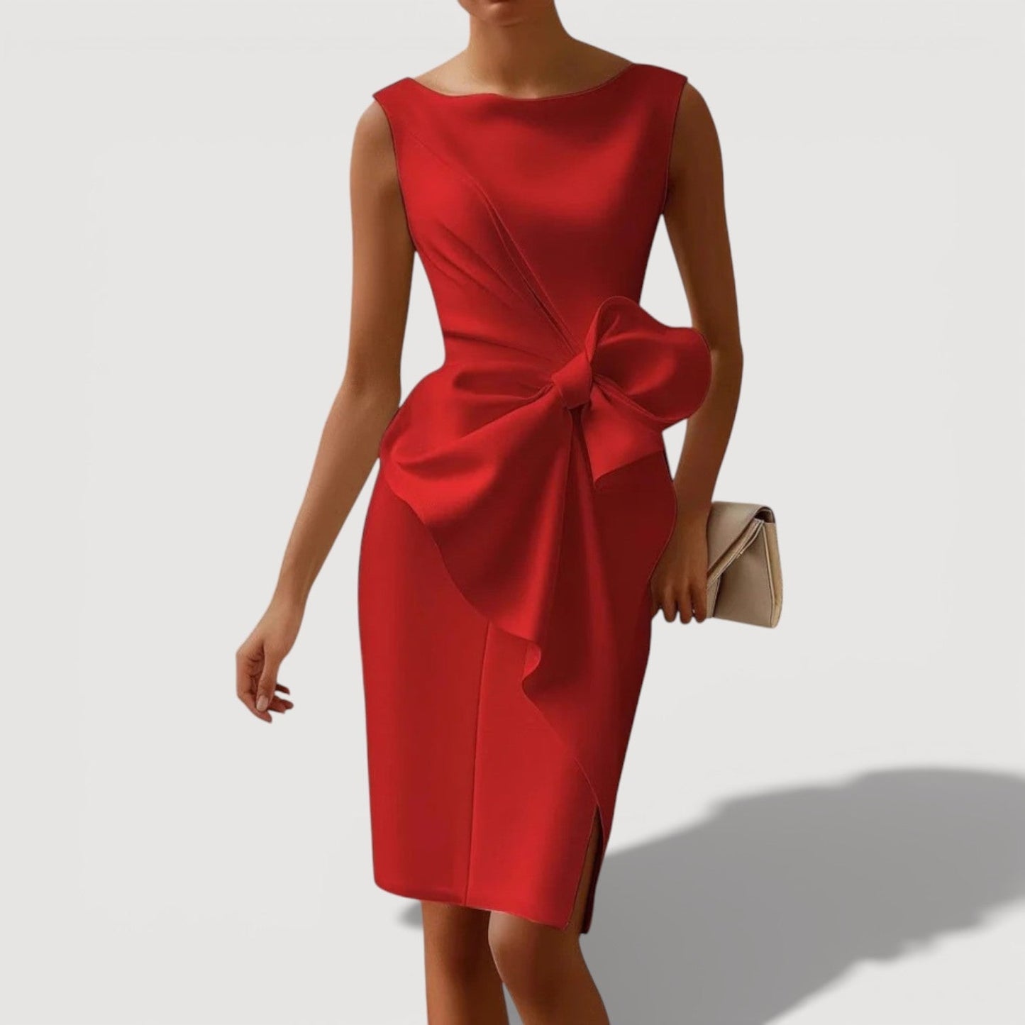 Kenya™ – Tailliertes Midi-Kleid