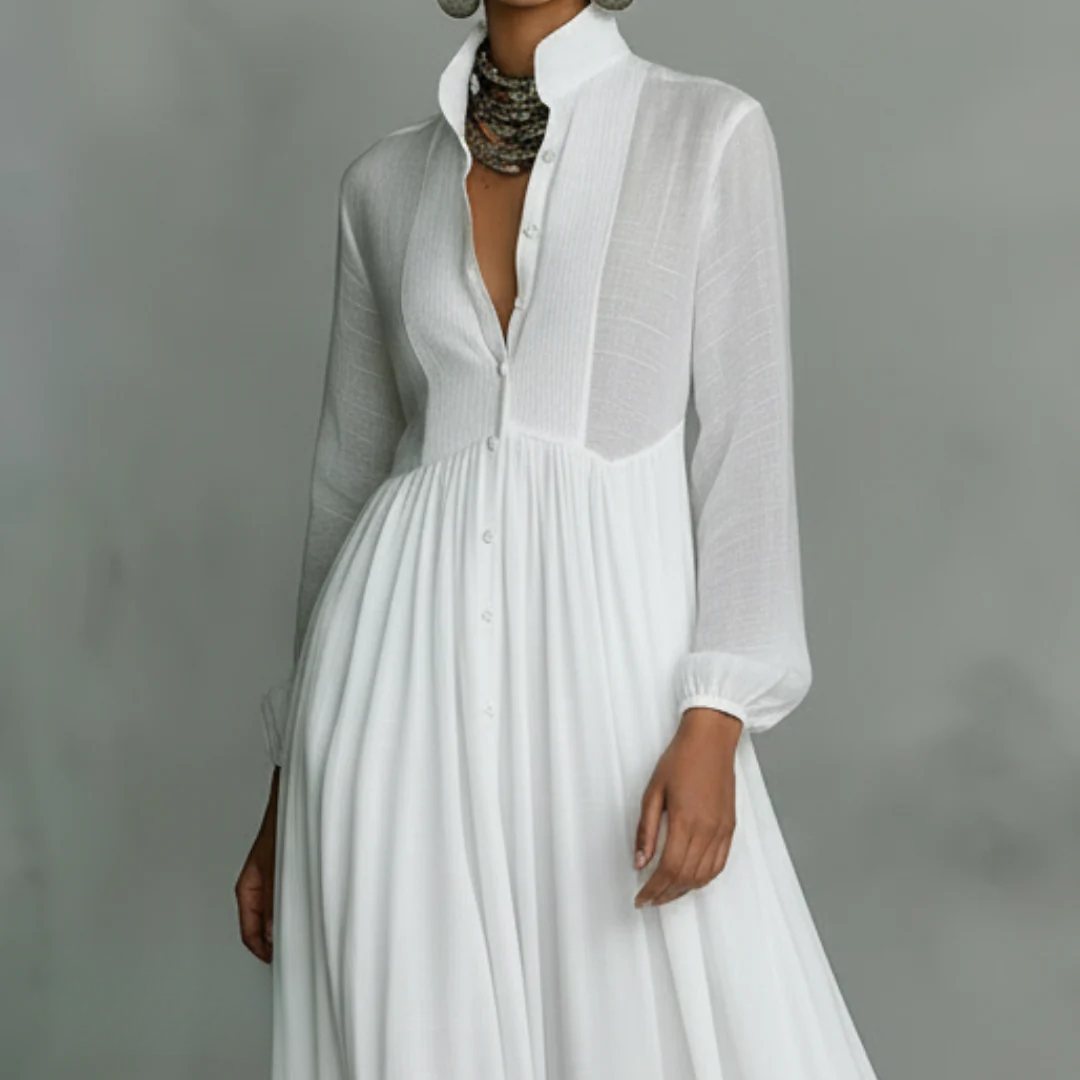 Gail™ - Elegantes Minimalistisches Maxikleid