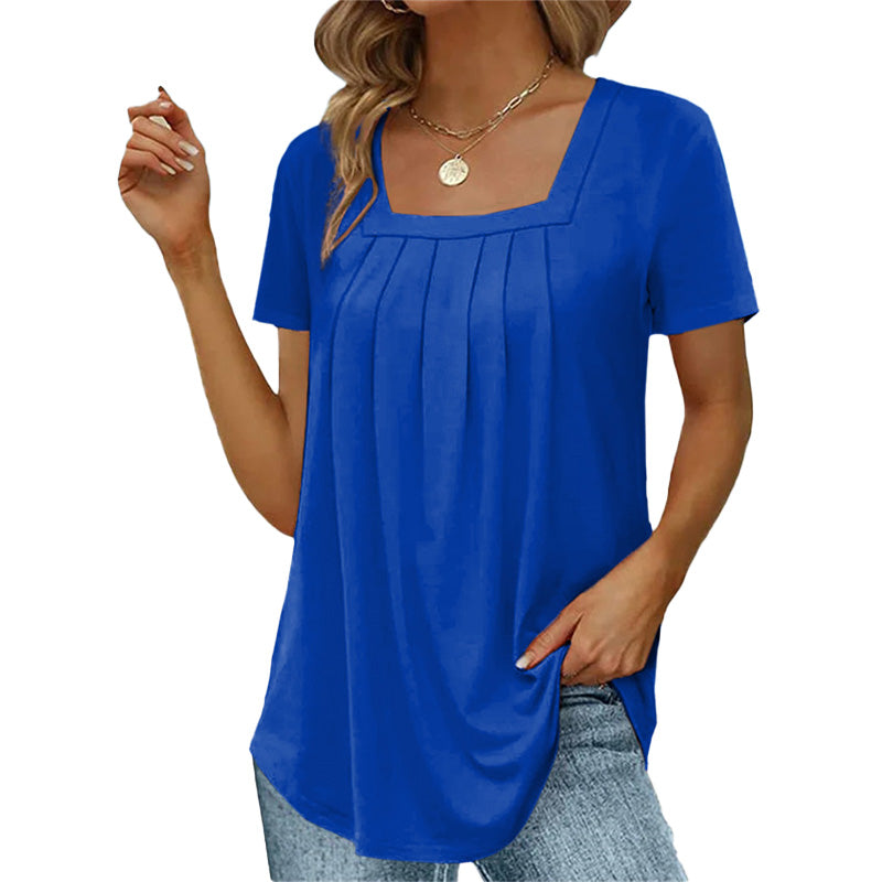 Nami | Elegante Bluse mit quadratischem Ausschnitt